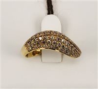 Ring Damiani Woman in Yellow Gold Diamante 0.28 Ct 20005420-14 - 20005420-14